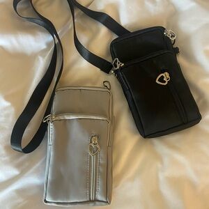 Stylish Black and Gray Women's Crossbody Bags